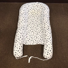 Load image into Gallery viewer, Star Pillow Baby Nest/Lounger nursing
