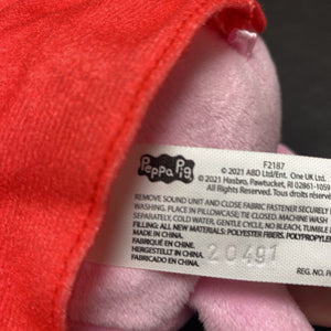 Talking Musical Peppa Pig Plush Battery Operated