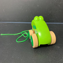 Load image into Gallery viewer, Wooden Frog Pull Toy
