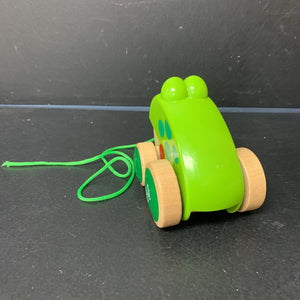 Wooden Frog Pull Toy