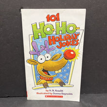 Load image into Gallery viewer, 101 Ho-Ho Holiday Jokes (Holly Kowitt) (Season: Winter, Holiday: Christmas) -paperback humor
