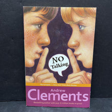 Load image into Gallery viewer, No Talking (Andrew Clements) (Atheneum Cover) -chapter paperback
