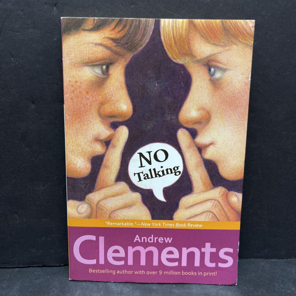 No Talking (Andrew Clements) (Atheneum Cover) -chapter paperback