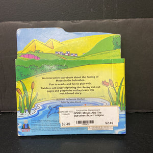 Moses And The Bulrushes -religion board