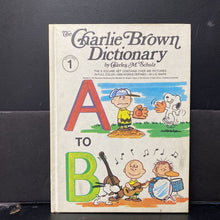 Load image into Gallery viewer, The Charlie Brown Dictionary (Charles M. Schulz) -hardcover character educational
