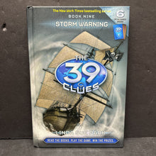 Load image into Gallery viewer, Storm Warning (The 39 Clues) (Linda Sue Park) -series hardcover
