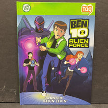 Load image into Gallery viewer, Wanted: Kevin Levin (Leap Frog Tag) (Ben 10: Alien Force) -hardcover character interactive
