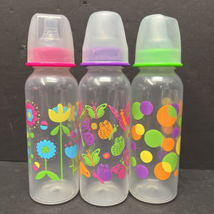 3pk Baby Bottles w/Lids