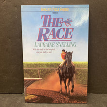 Load image into Gallery viewer, The Race (The Golden Filly) (Lauraine Snelling) -paperback series
