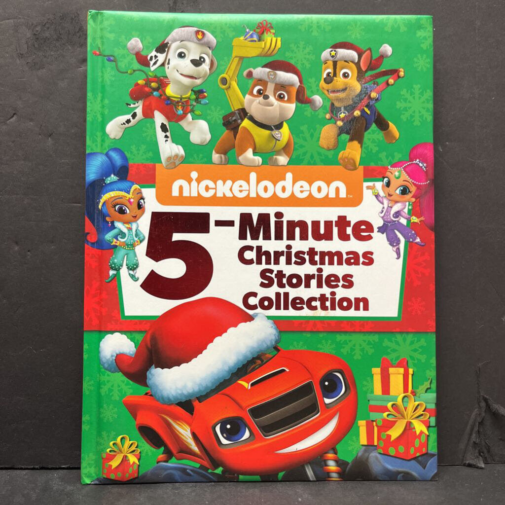 Nickelodeon 5-Minute Christmas Stories -character hardcover