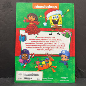 Nickelodeon 5-Minute Christmas Stories -character hardcover