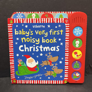 Baby's Very First Noisy Book Christmas (Usborne) -sound