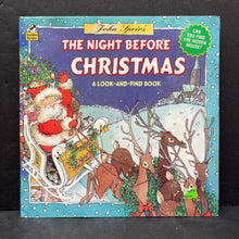 Load image into Gallery viewer, The Night Before Christmas (John Speir) (Golden Book) -paperback look &amp; find
