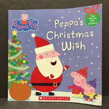 Load image into Gallery viewer, Peppa&#39;s Christmas Wish (Peppa Pig) -paperback character
