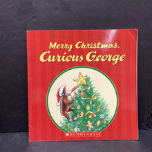 Load image into Gallery viewer, Merry Christmas Curious George (Margaret &amp; H.A. Rey, Cathy Hapka) -paperback character
