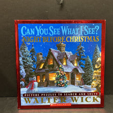 Load image into Gallery viewer, Can You See What I See? The Night Before Christmas (Water Wick) -hardcover look &amp; find
