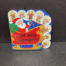 Load image into Gallery viewer, Eight Jolly Reindeer (Christmas) -board
