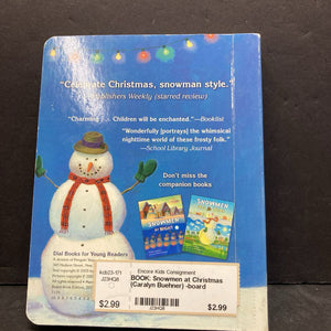 Snowmen at Christmas (Caralyn Buehner) -board