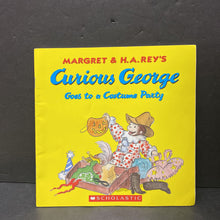 Load image into Gallery viewer, Curious George Goes to a Costume Party (Margret &amp; H.A. Rey) (Halloween) -character paperback
