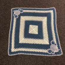 Load image into Gallery viewer, Crochet Elephant Nursery Blanket
