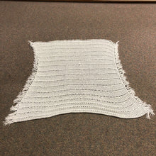 Load image into Gallery viewer, Crochet Fringe Nursery Blanket
