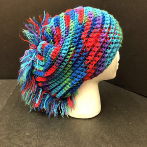 Boys Knit Fringe Hat