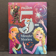 Load image into Gallery viewer, 5-Minute Frozen (Disney Frozen) (Bedtime Story) (Soft-Cover) -character hardcover

