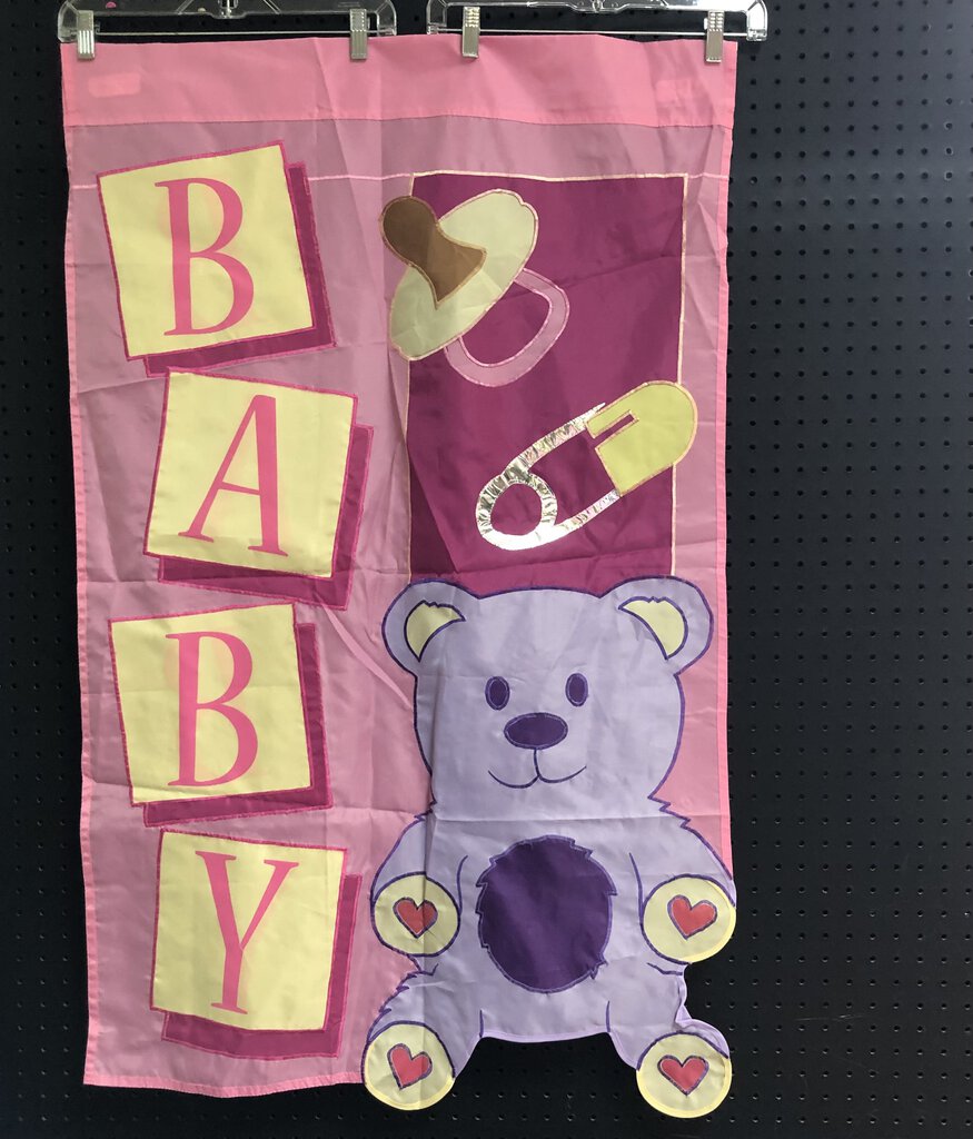 Baby Announcement Flag