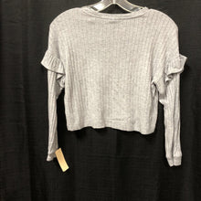 Load image into Gallery viewer, Ruffle sleeve crop top
