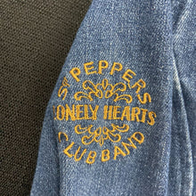 Load image into Gallery viewer, &quot;st. peppers club band&quot; denim jacket
