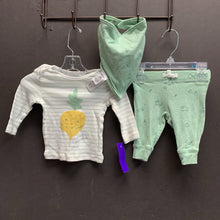 Load image into Gallery viewer, "tiny &amp; adorable" 3pc veggie outfit
