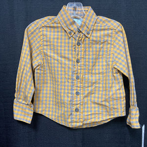 Plaid button down shirt