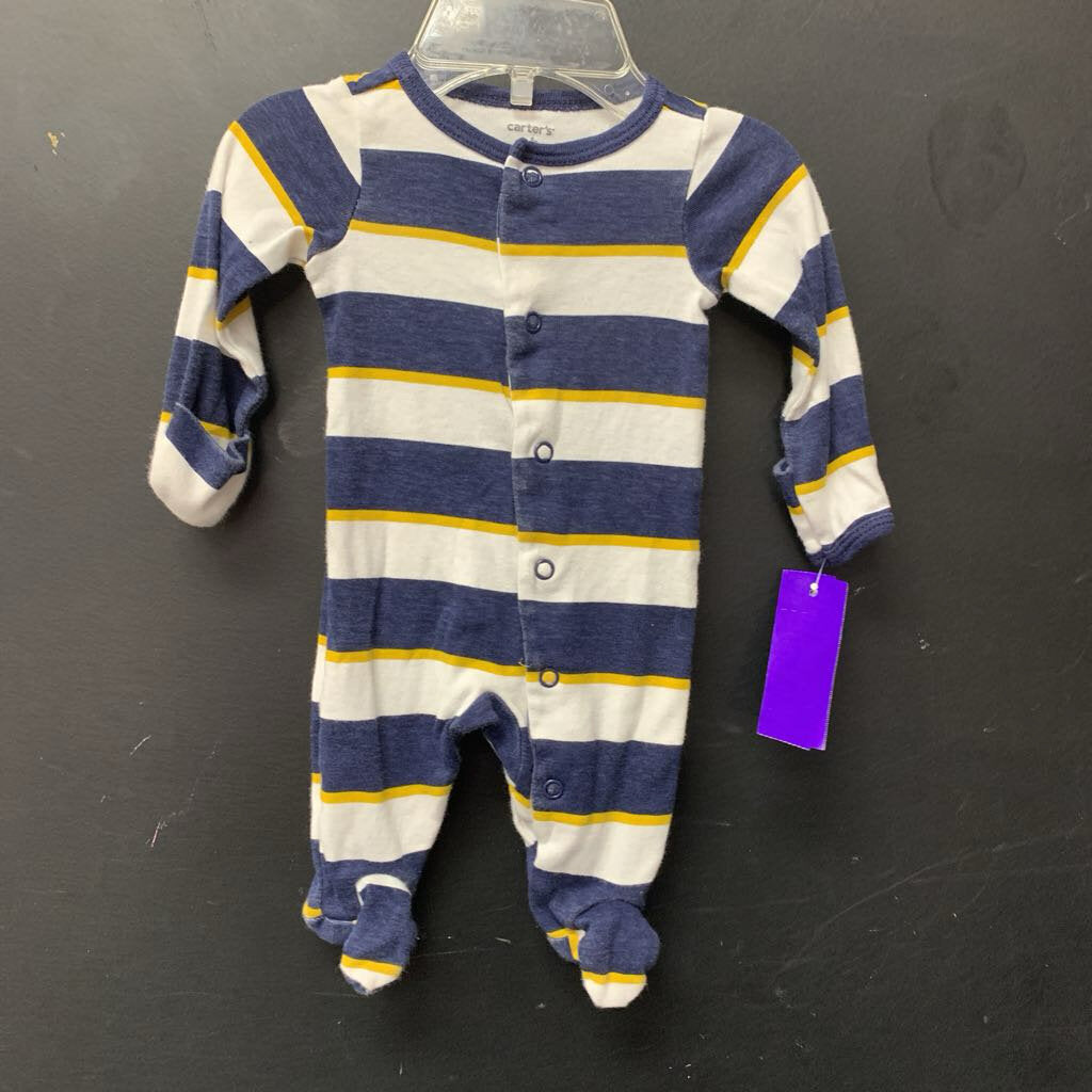 Striped button sleeper