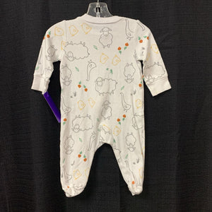 Sheep & duck zip sleeper