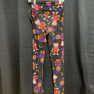 Spooky cat halloween leggings