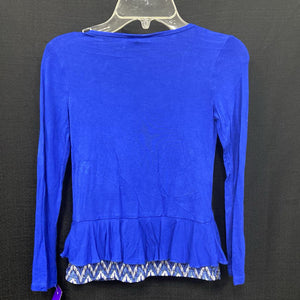 Zig zag pattern top