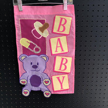 Load image into Gallery viewer, Baby Announcement Mini Flag
