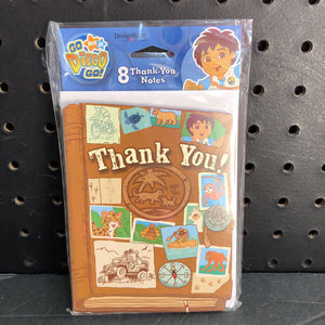 8pk Birthday Party Thank You Notes (NEW)