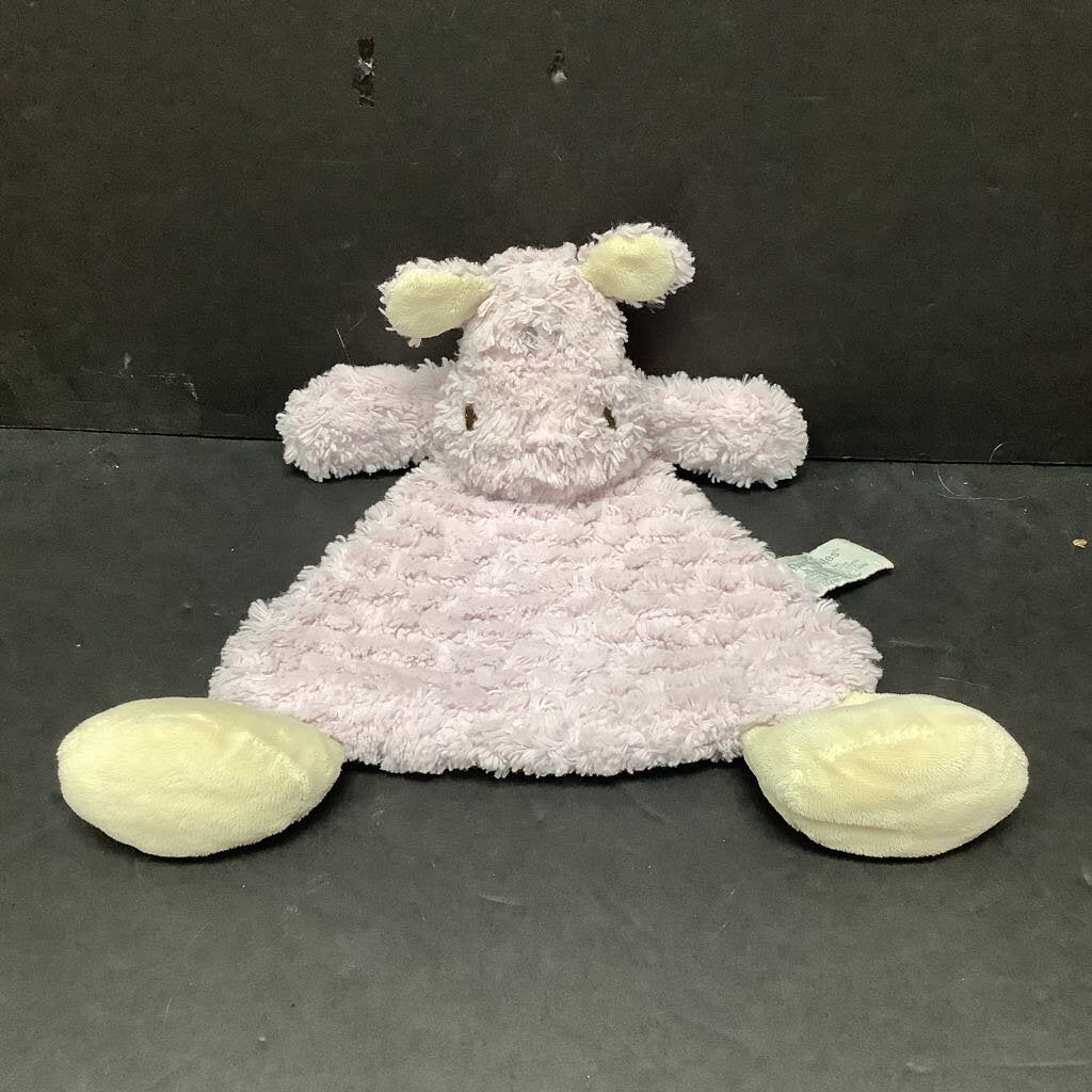 Hippo Rattle Security Blanket