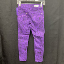 Load image into Gallery viewer, Snake Print Denim Pants

