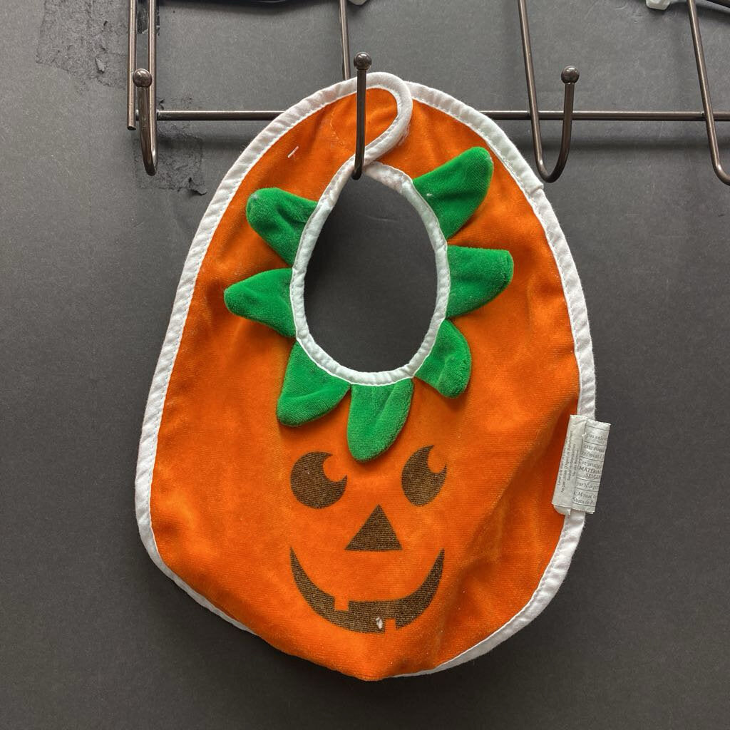 Halloween Pumpkin Bib