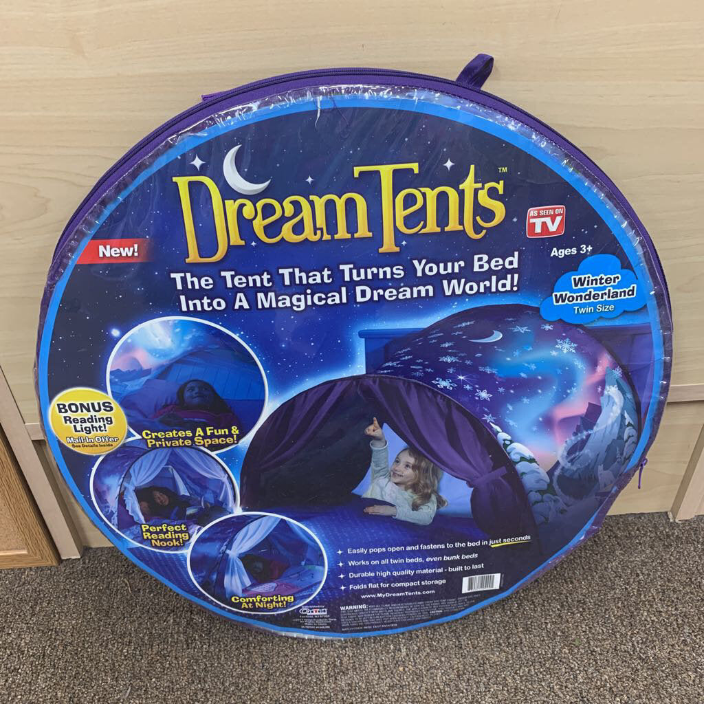 pop up bedroom tent Dream Tents Winter Wonderland