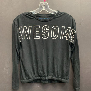 "Awesome" crop top