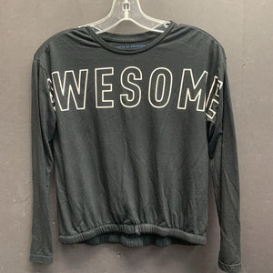 "Awesome" crop top