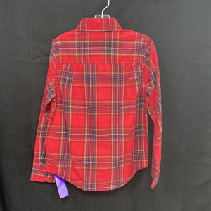 Plaid button down shirt