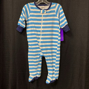 Striped zip sleeper
