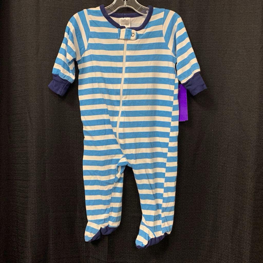 Striped zip sleeper