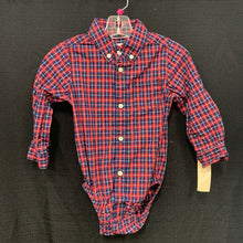 Load image into Gallery viewer, Button down collared onesie
