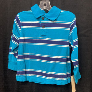 Striped polo shirt