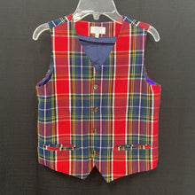 Load image into Gallery viewer, Plaid Button Up Vest
